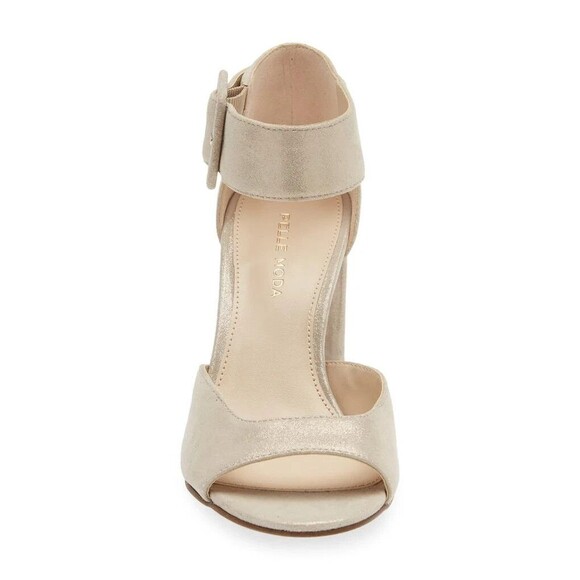 Pelle Moda Women's Dark Taupe Vinni Ankle Strap Sandal Heels Sz US 7 EU 37.5 - Picture 5 of 10